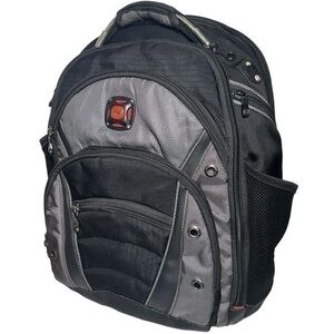 Swissgear by Wenger Black Gray Multi Compartment 16” Laptop Heavy Duty Backpack